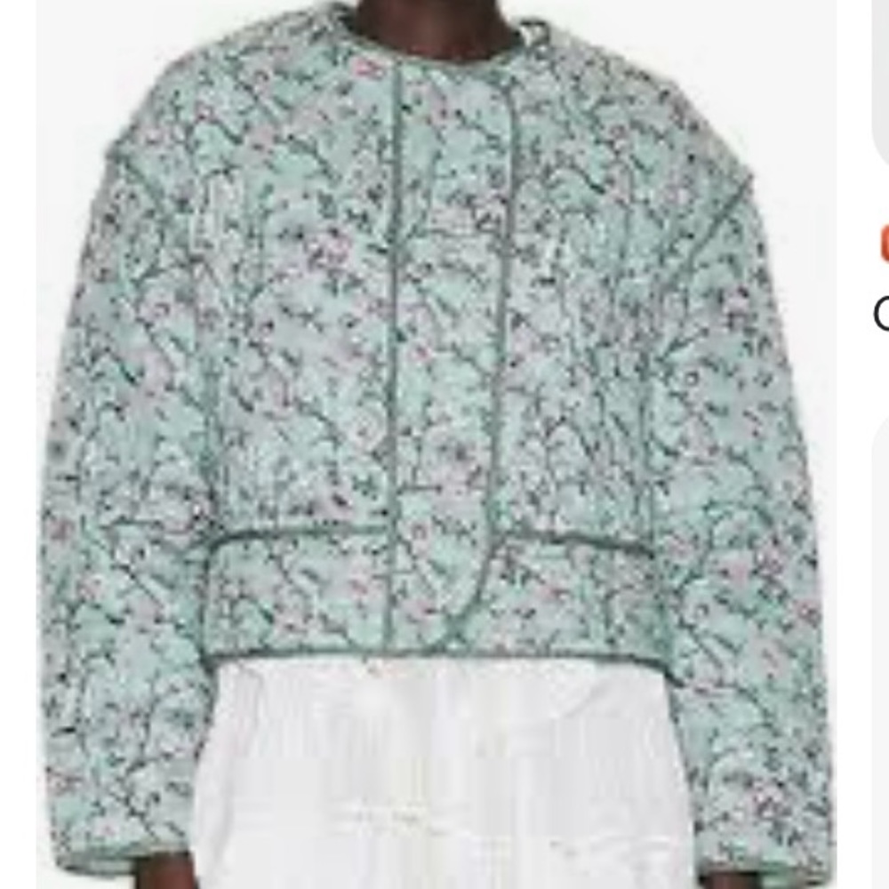 Isabel Marant Etoile Gelio Floral Quilted Jacket
